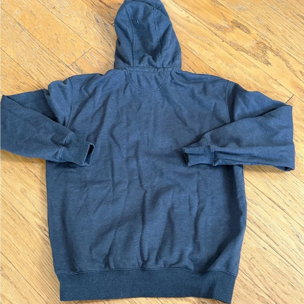 Carhartt Men's Rain Defender Paxton Heavyweight Hooded Zip Mock Sweatshirt Large - Picture 7 of 9